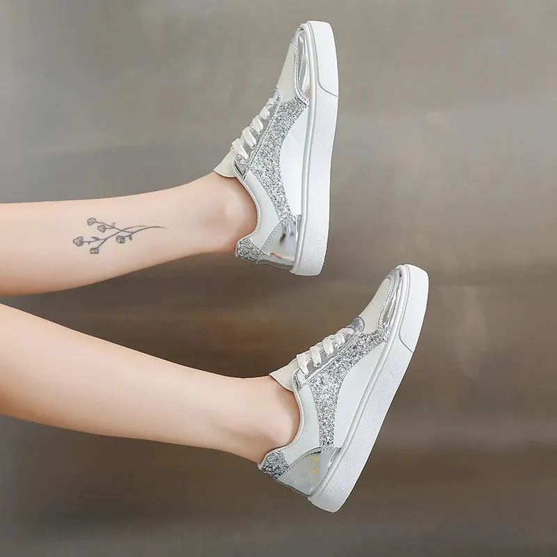 2024Training Shoes Women's New Small White Shoes Versatile Soft Bottom Running Shoes Casual Sneakers Flat Single Shoes