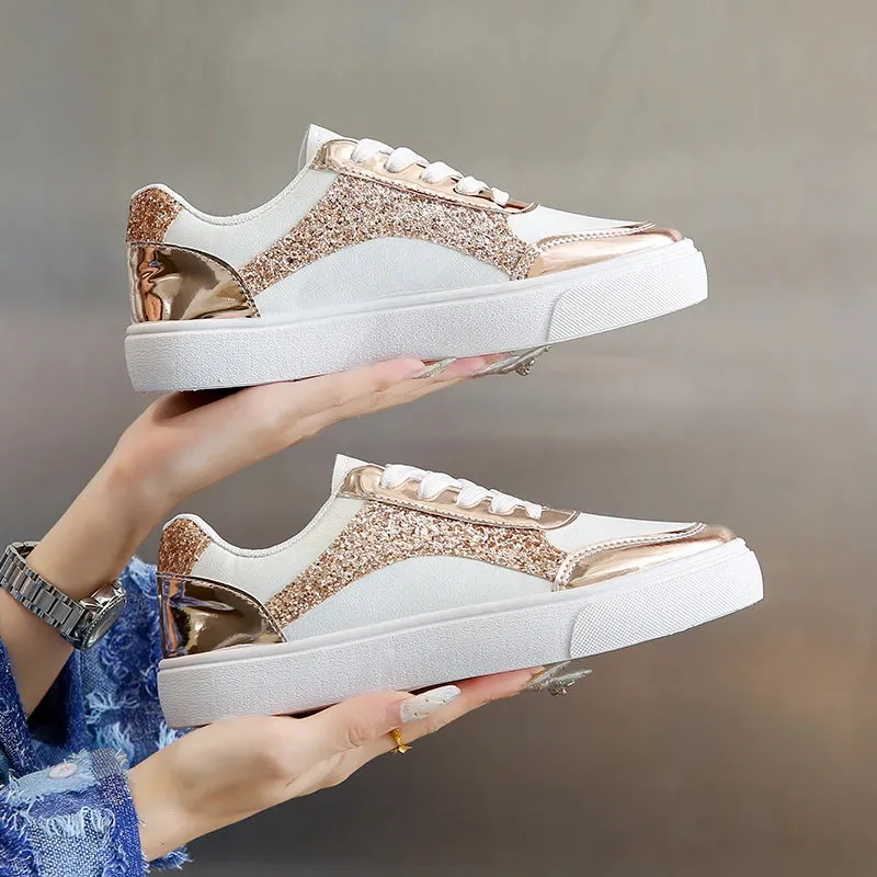 2024Training Shoes Women's New Small White Shoes Versatile Soft Bottom Running Shoes Casual Sneakers Flat Single Shoes