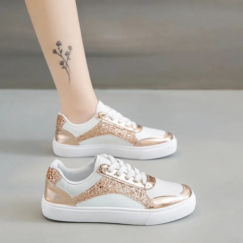 2024Training Shoes Women's New Small White Shoes Versatile Soft Bottom Running Shoes Casual Sneakers Flat Single Shoes