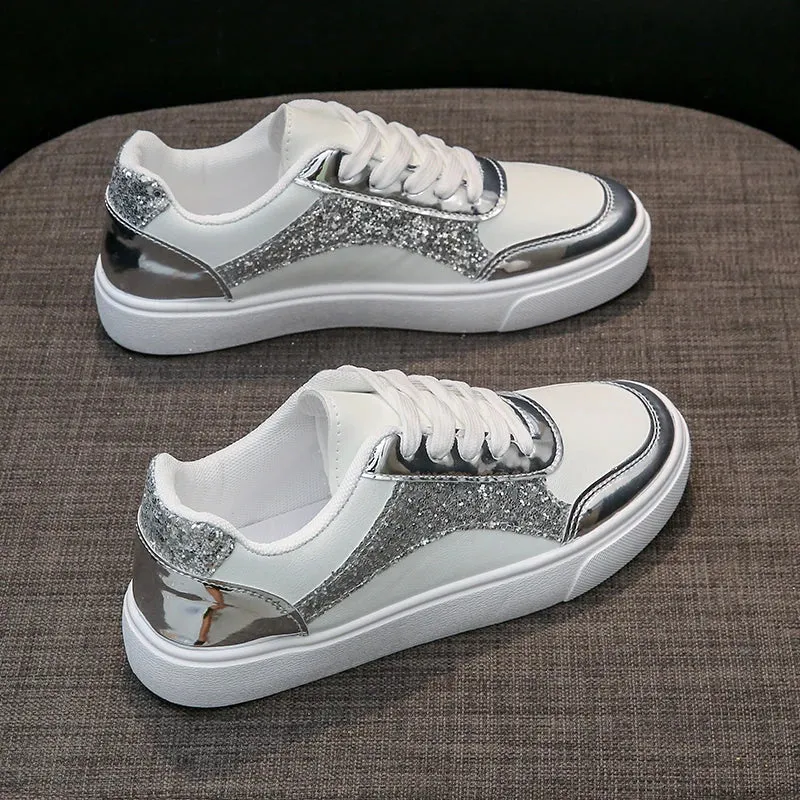 2024Training Shoes Women's New Small White Shoes Versatile Soft Bottom Running Shoes Casual Sneakers Flat Single Shoes