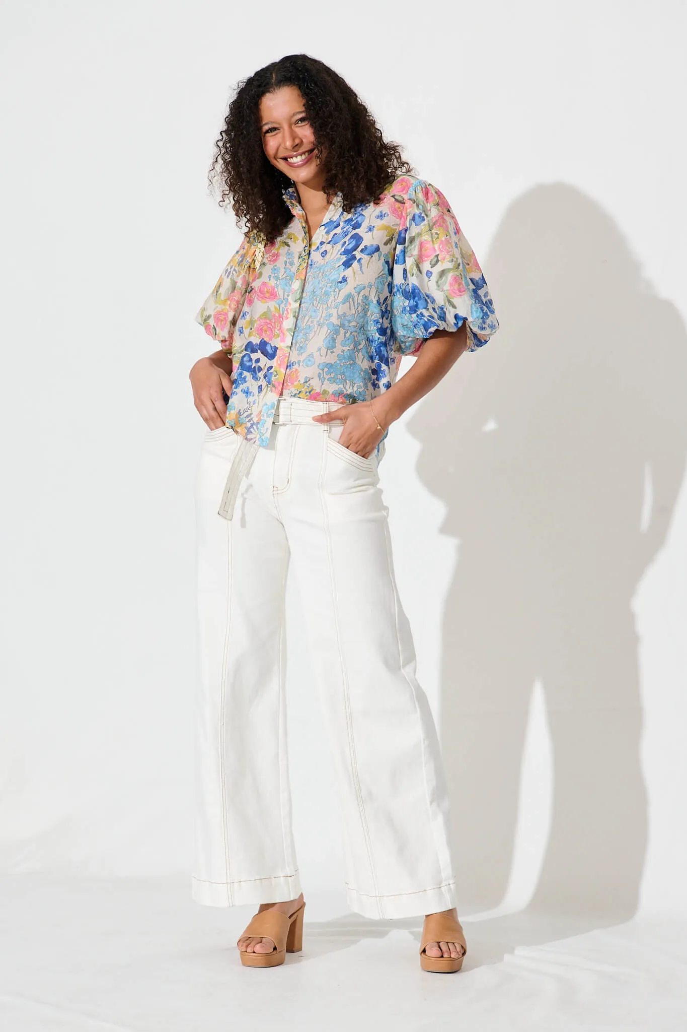 Aeryn Shirt In Vintage Floral Print