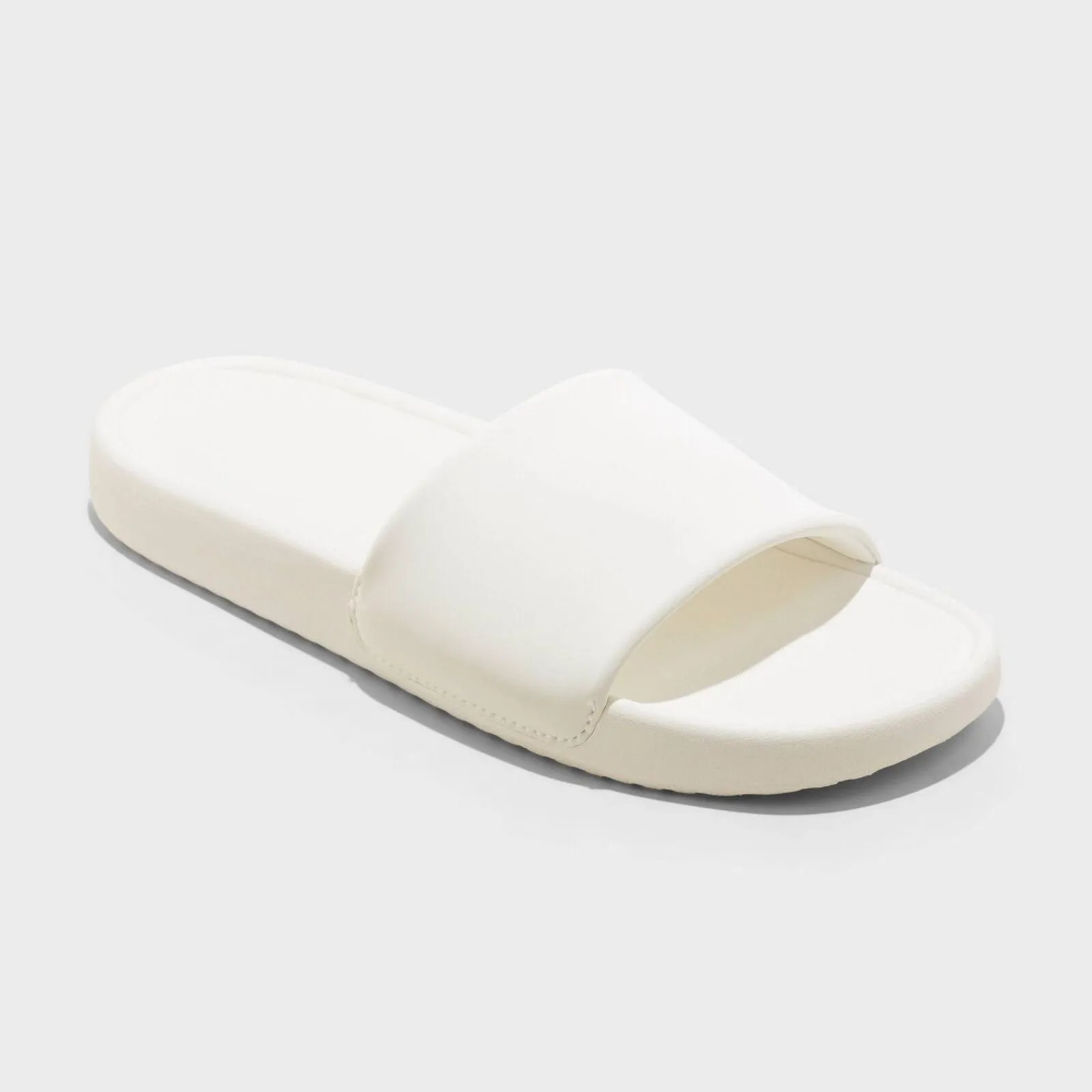 All In Motion Women's Makenna Slide Sandals 89259395 White 10M