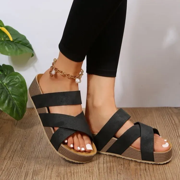 Annabelle | Breezy Cross-Strap Sandals