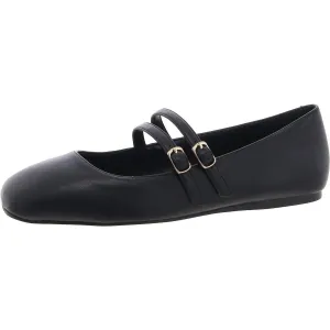 BCBGeneration Womens Harisa Faux Leather Mary Jane Ballet Flats