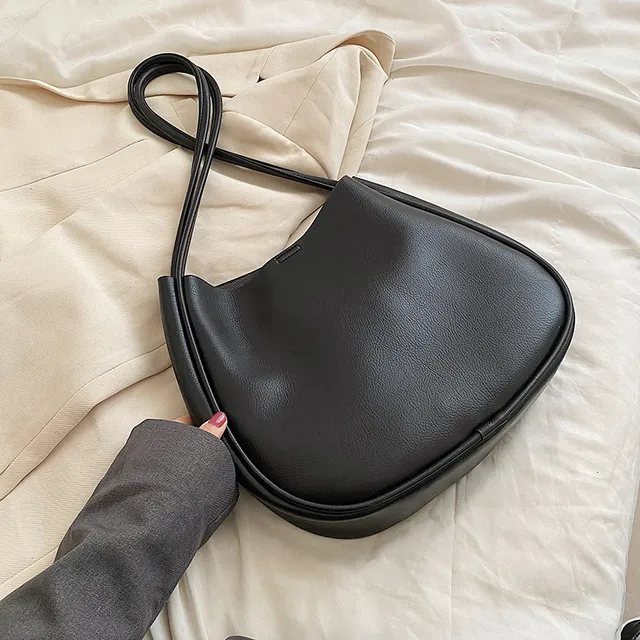 Bilin Women's Leather Bucket Shoulder Handbag