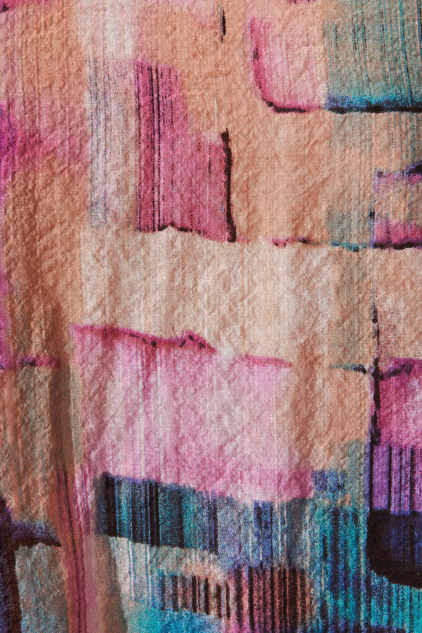 Bluebell Shirt In Pink With Multi Print