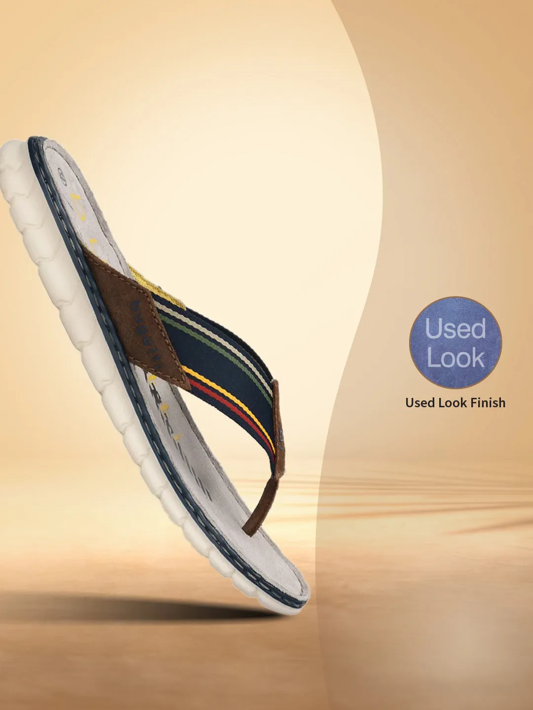 bugatti Multicolour Thongs Sandals