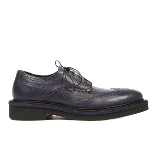 Cesare Paciotti Luxury Italian Men's 308 Madison China Navy Oxfords (CPM5308)