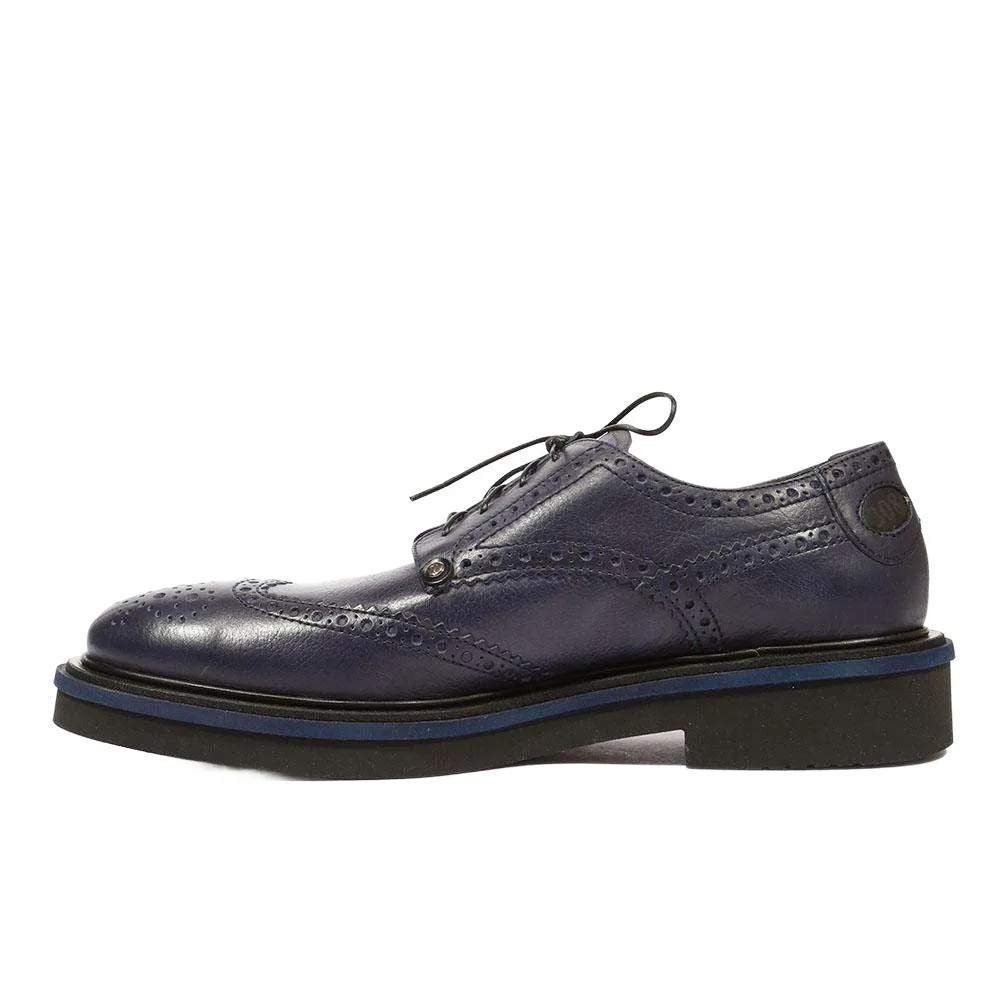 Cesare Paciotti Luxury Italian Men's 308 Madison China Navy Oxfords (CPM5308)