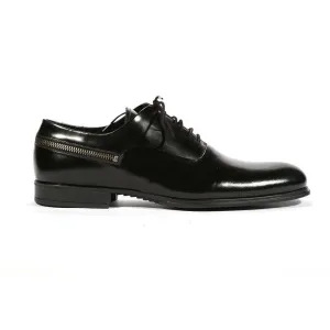 Cesare Paciotti Luxury Italian Men's Oxfords Baio Black SL Designer Shoes (CPM5435)