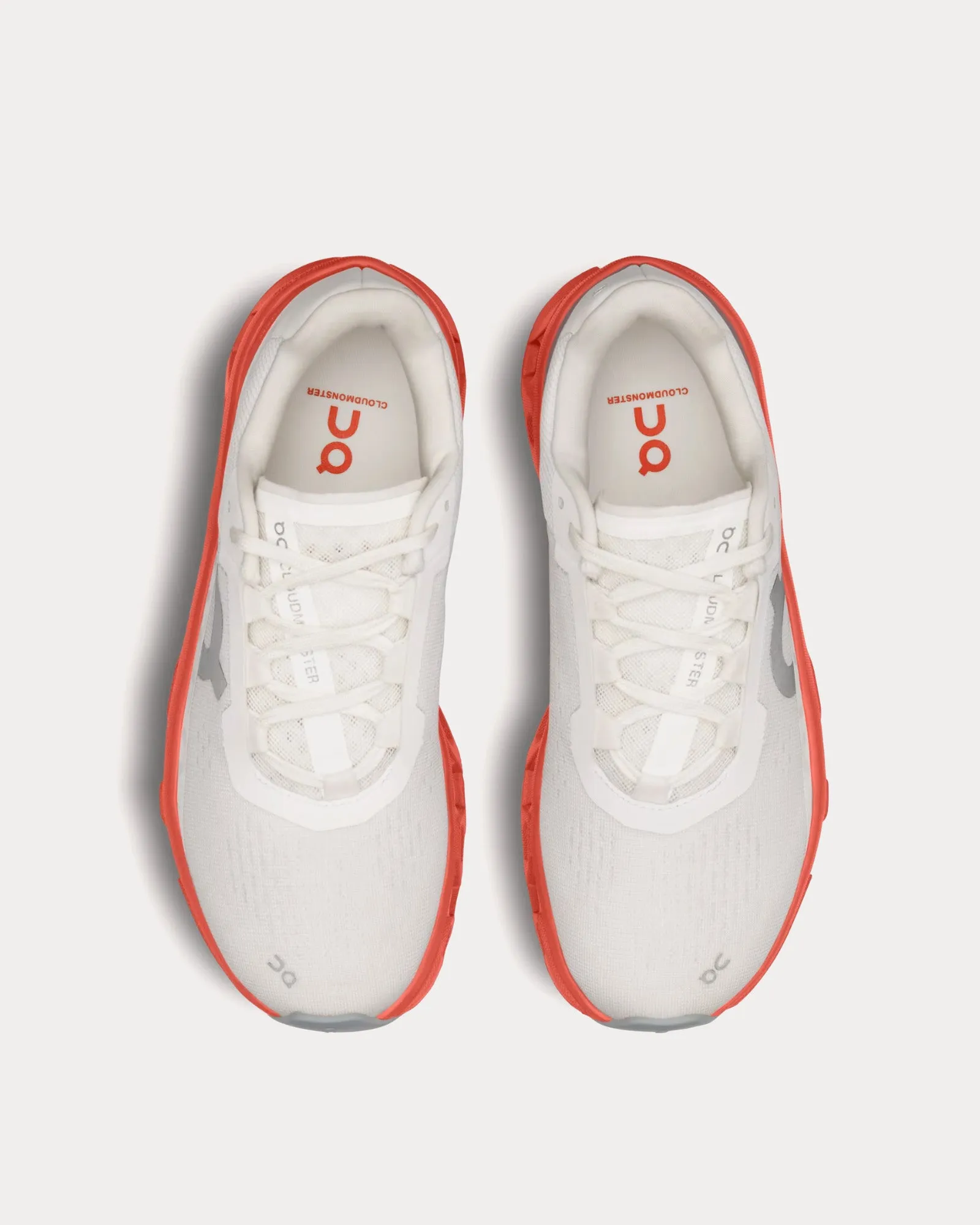 Cloudmonster White / Flame Running Shoes