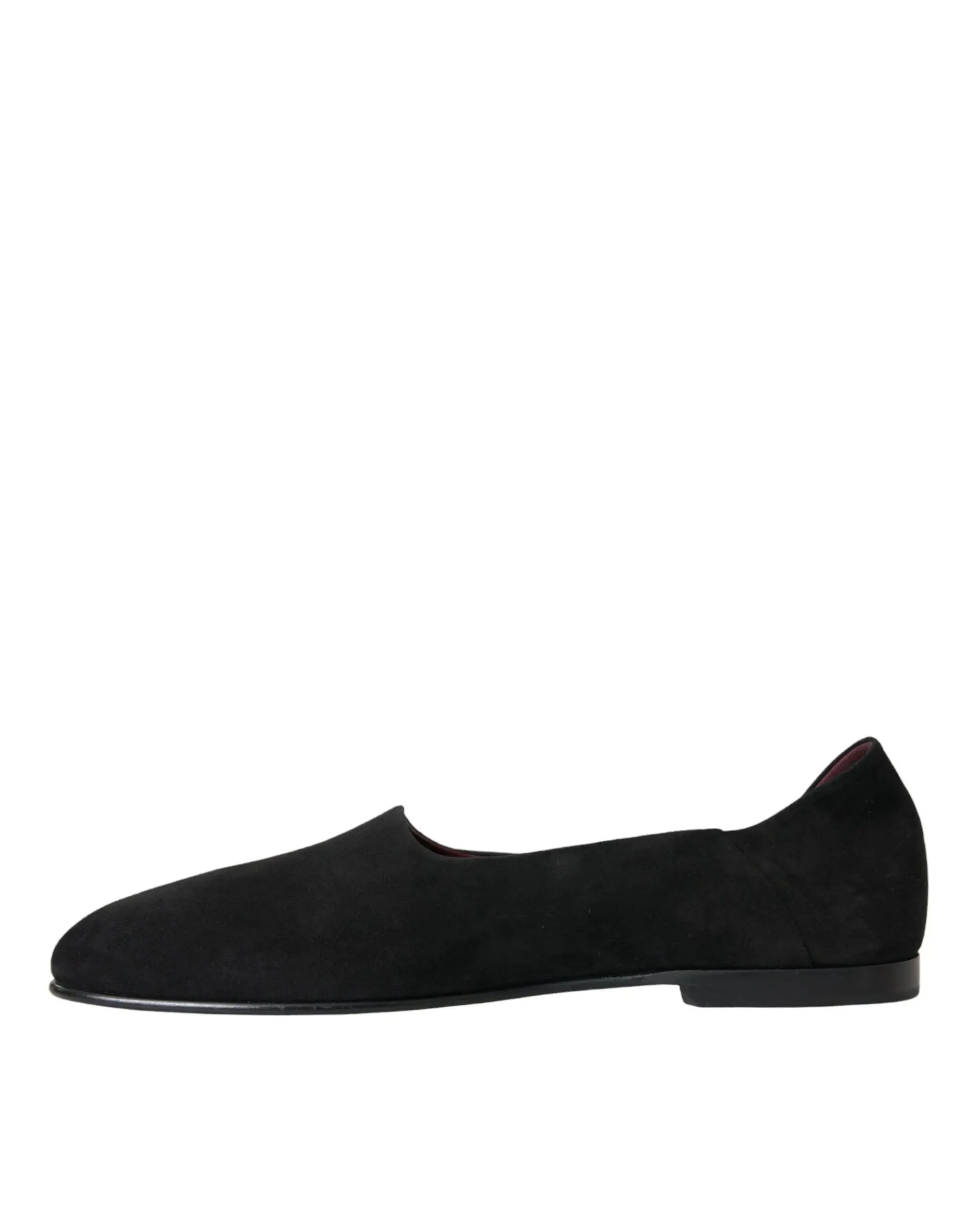 Dolce & Gabbana Black Suede Loafers