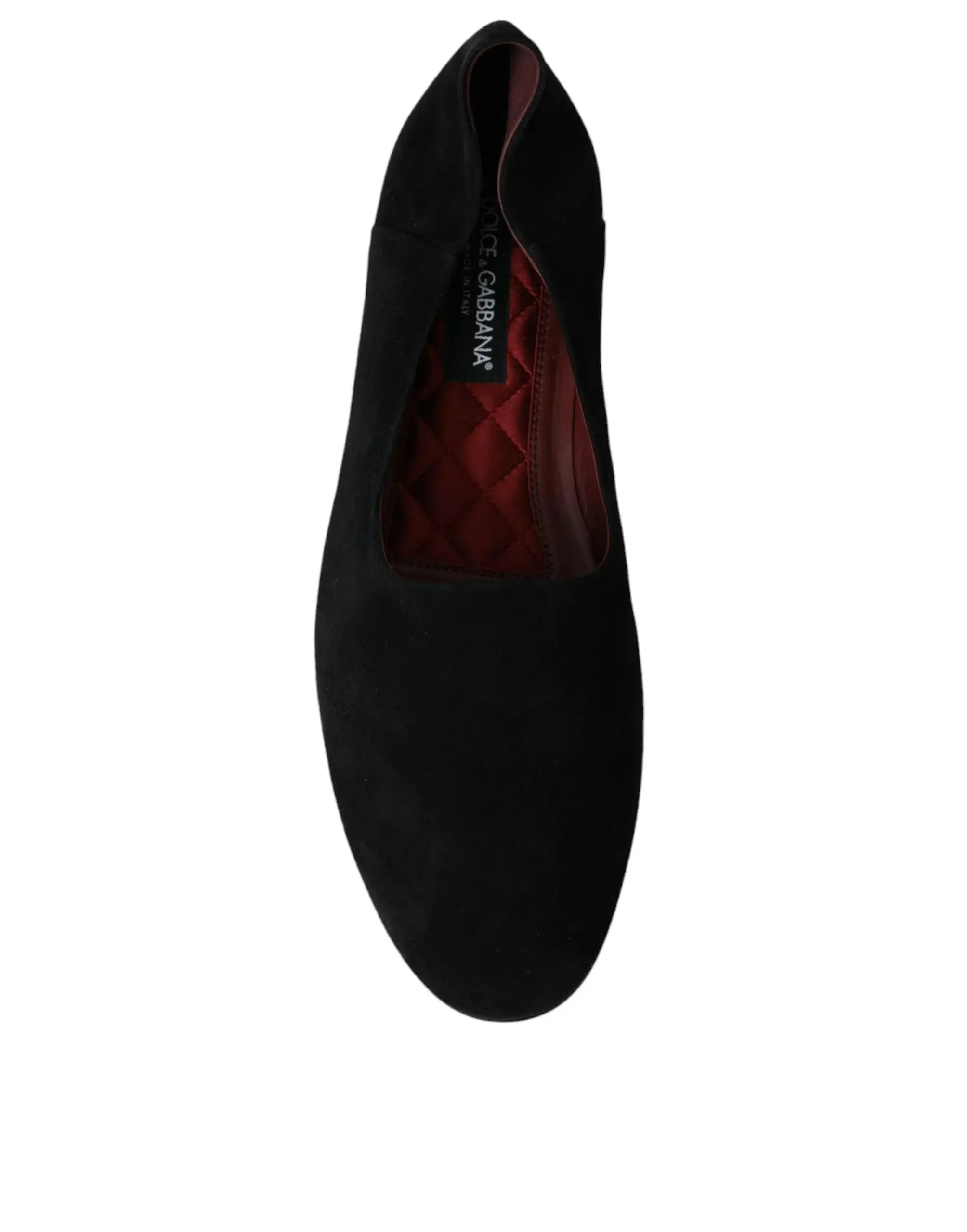 Dolce & Gabbana Black Suede Loafers
