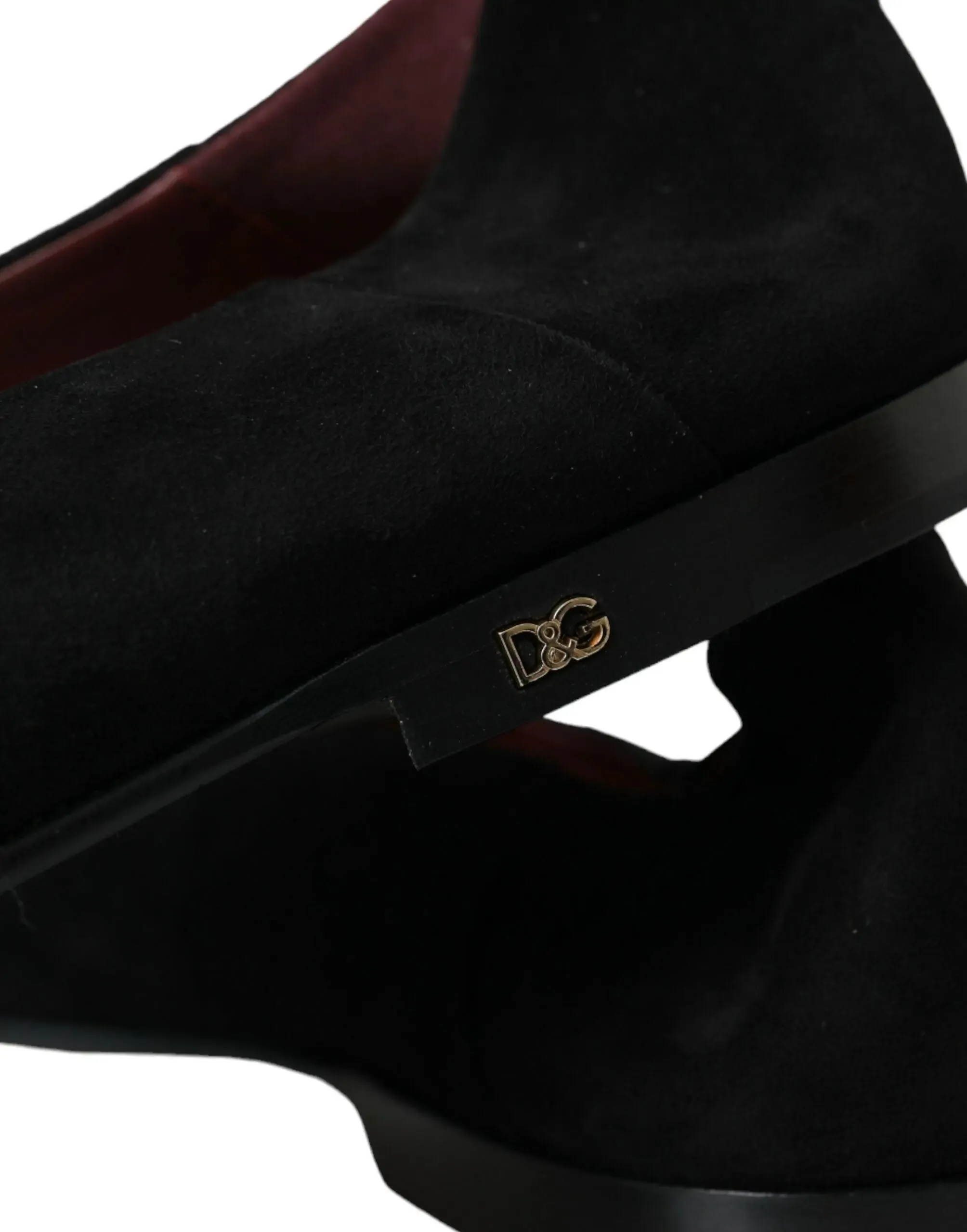 Dolce & Gabbana Black Suede Loafers