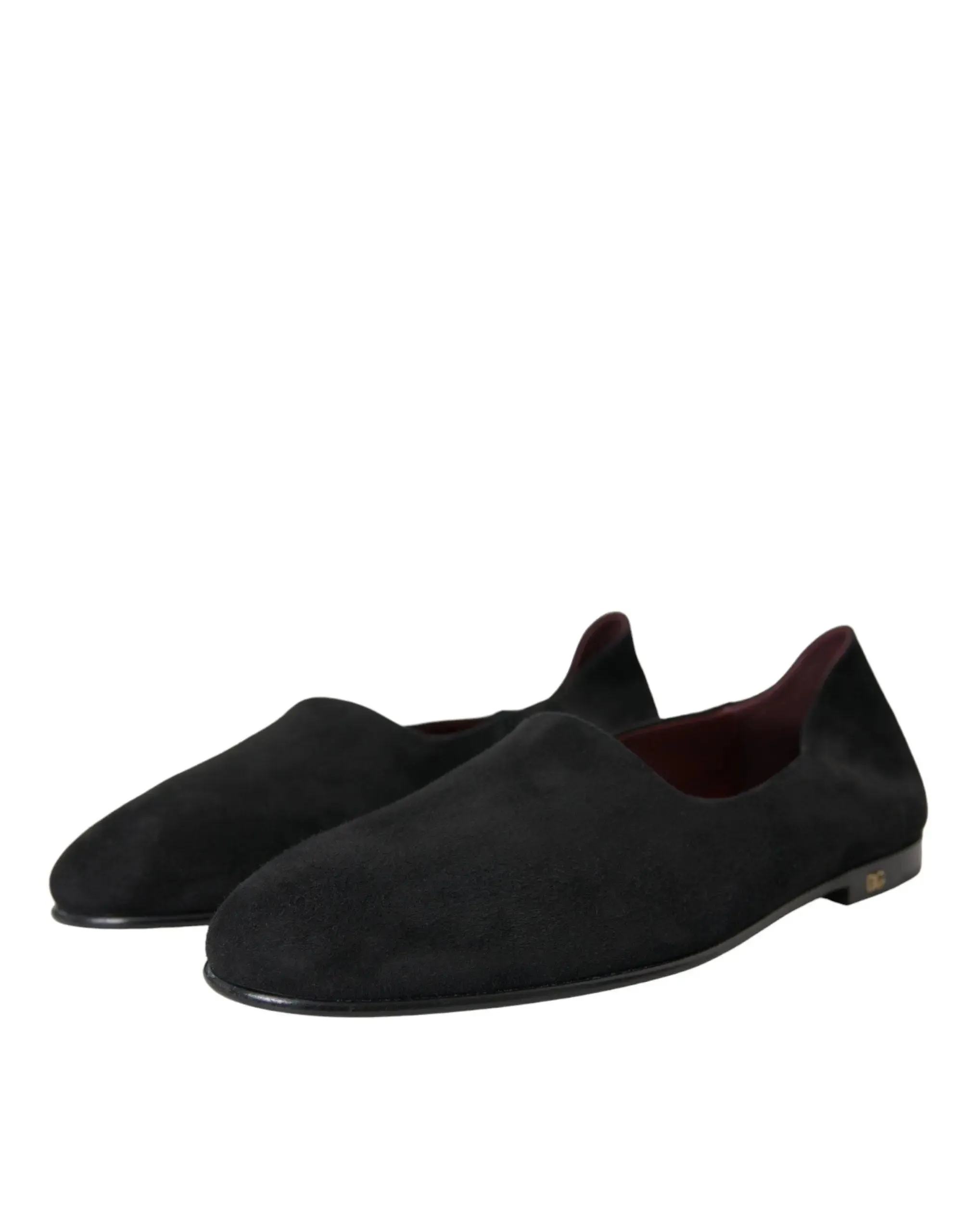 Dolce & Gabbana Black Suede Loafers