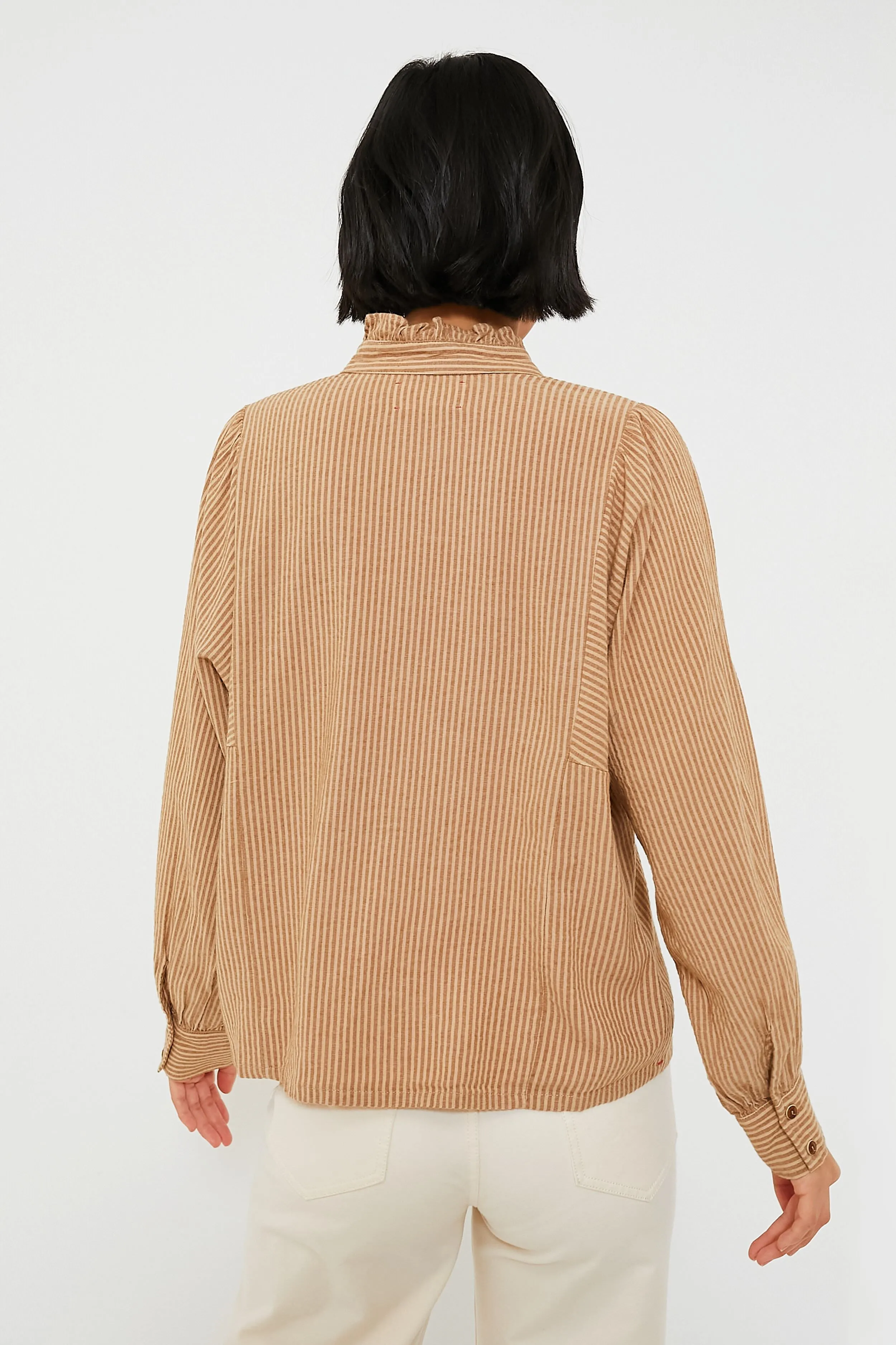 Fawn Stripe Serafina Shirt