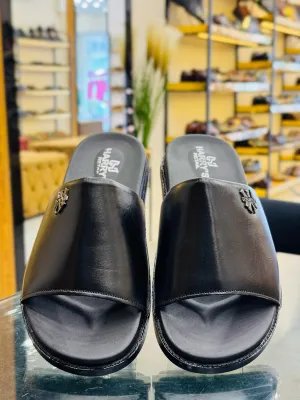 FORMAL BLACK SLIPPERS