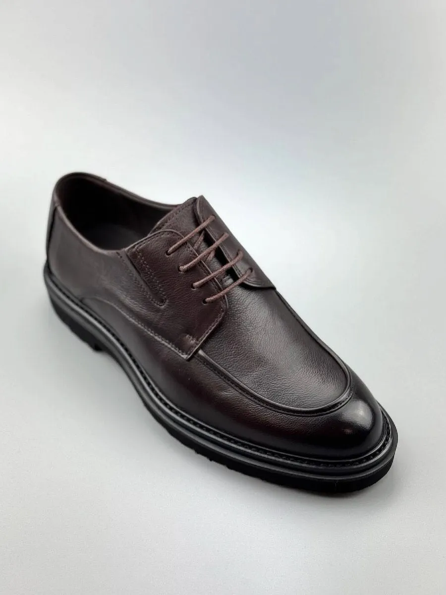 Genuine Leather Cowhide Men's Casual Trendy Versatile Leather Shoes