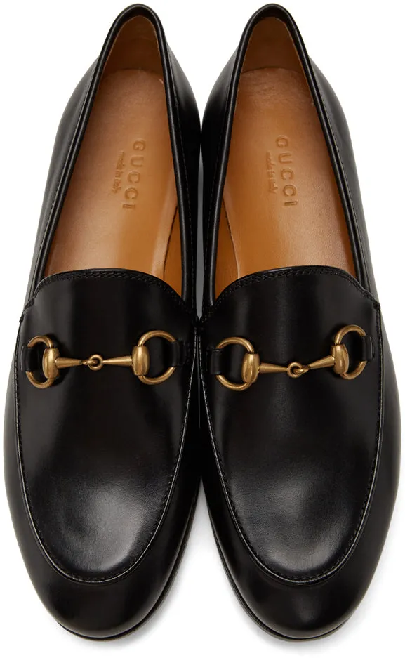 Gucci Black Jordaan Loafers