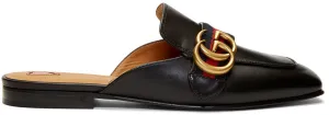 Gucci Black Peyton Slippers