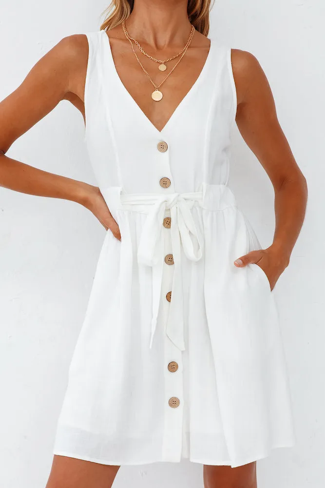 Hole In The Wall Dress White