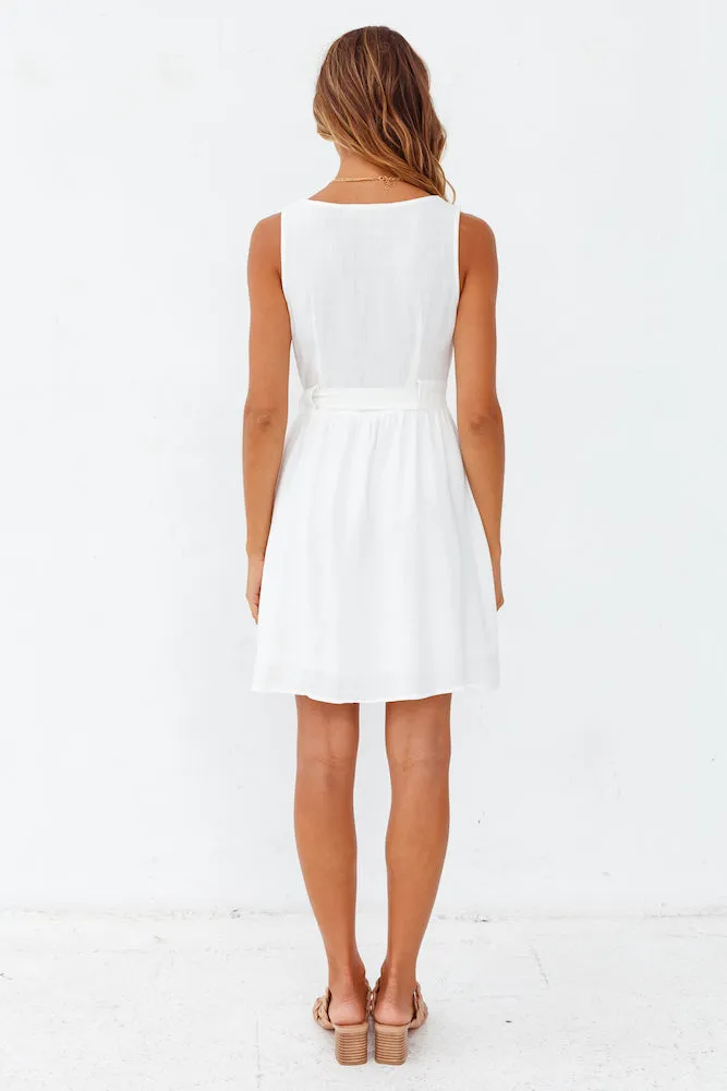 Hole In The Wall Dress White