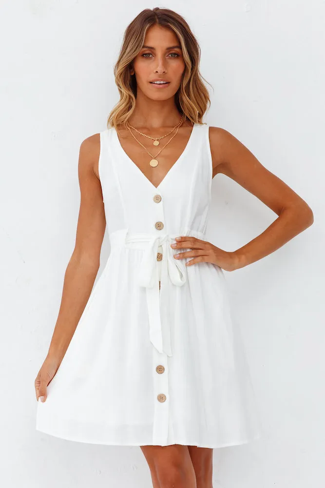Hole In The Wall Dress White