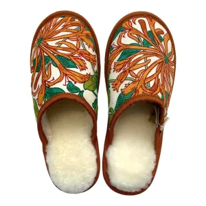 Honeysuckle Small White Slippers