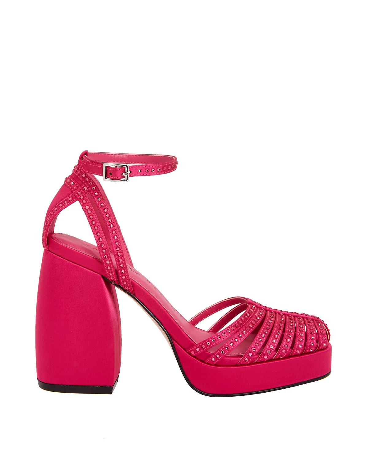 Katy Perry Women's The Uplift Strappy Classic Sandals, Pink