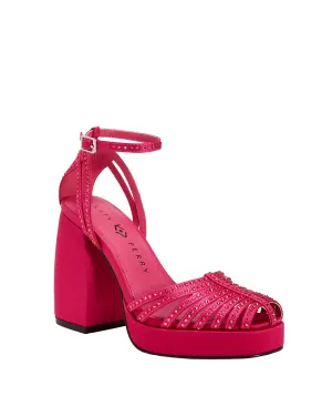 Katy Perry Women's The Uplift Strappy Classic Sandals, Pink