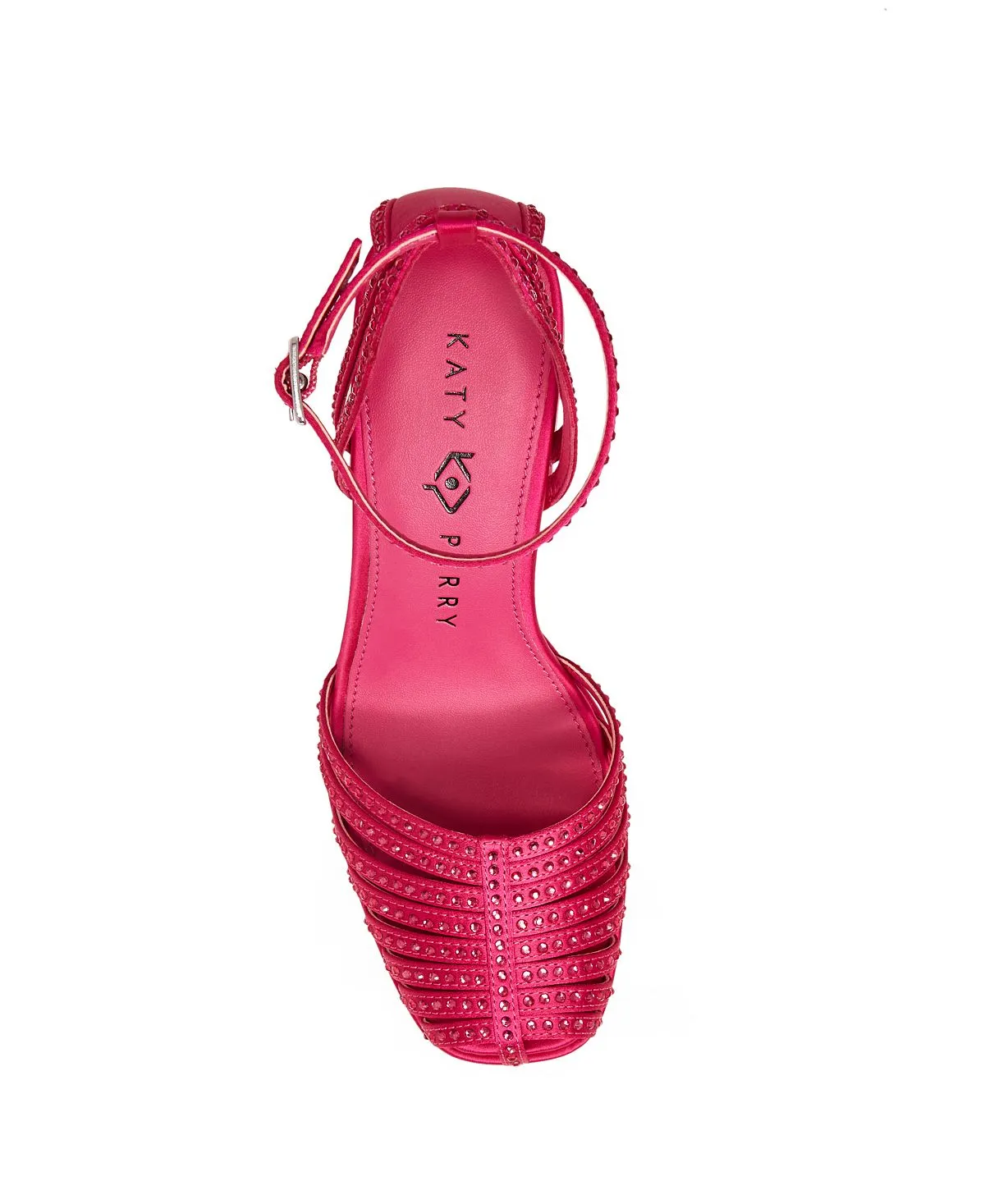 Katy Perry Women's The Uplift Strappy Classic Sandals, Pink