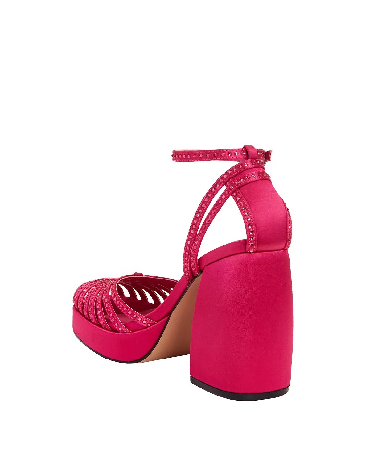 Katy Perry Women's The Uplift Strappy Classic Sandals, Pink
