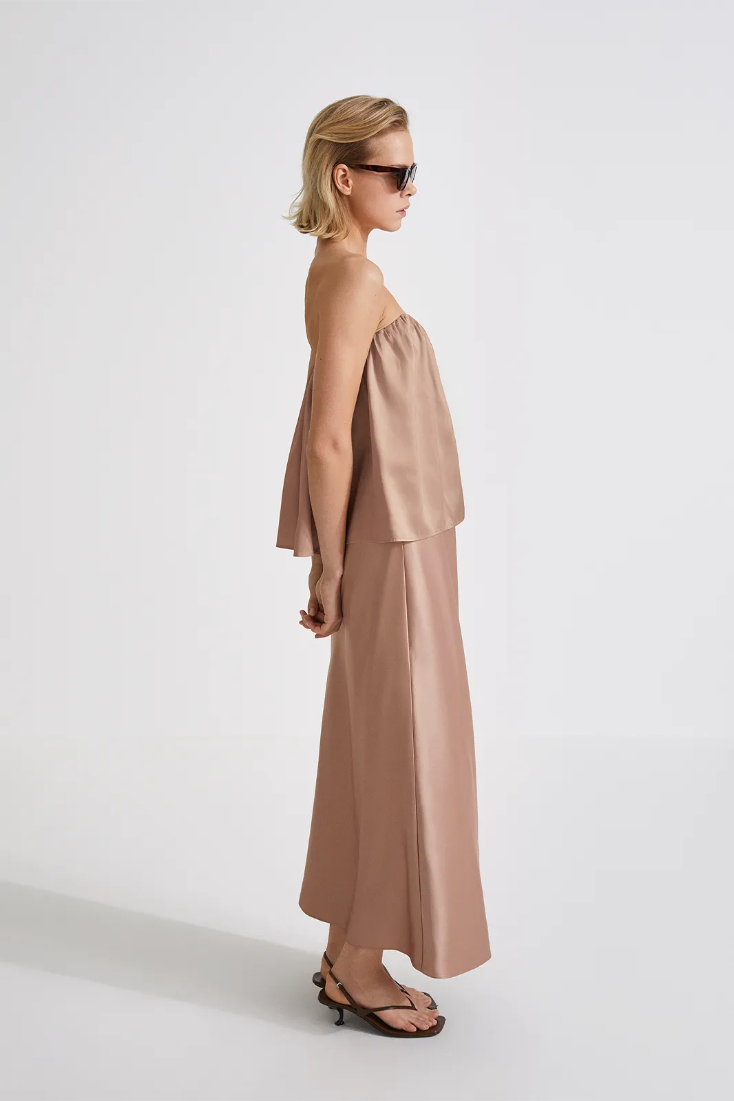 MAGDA SKIRT - TAUPE