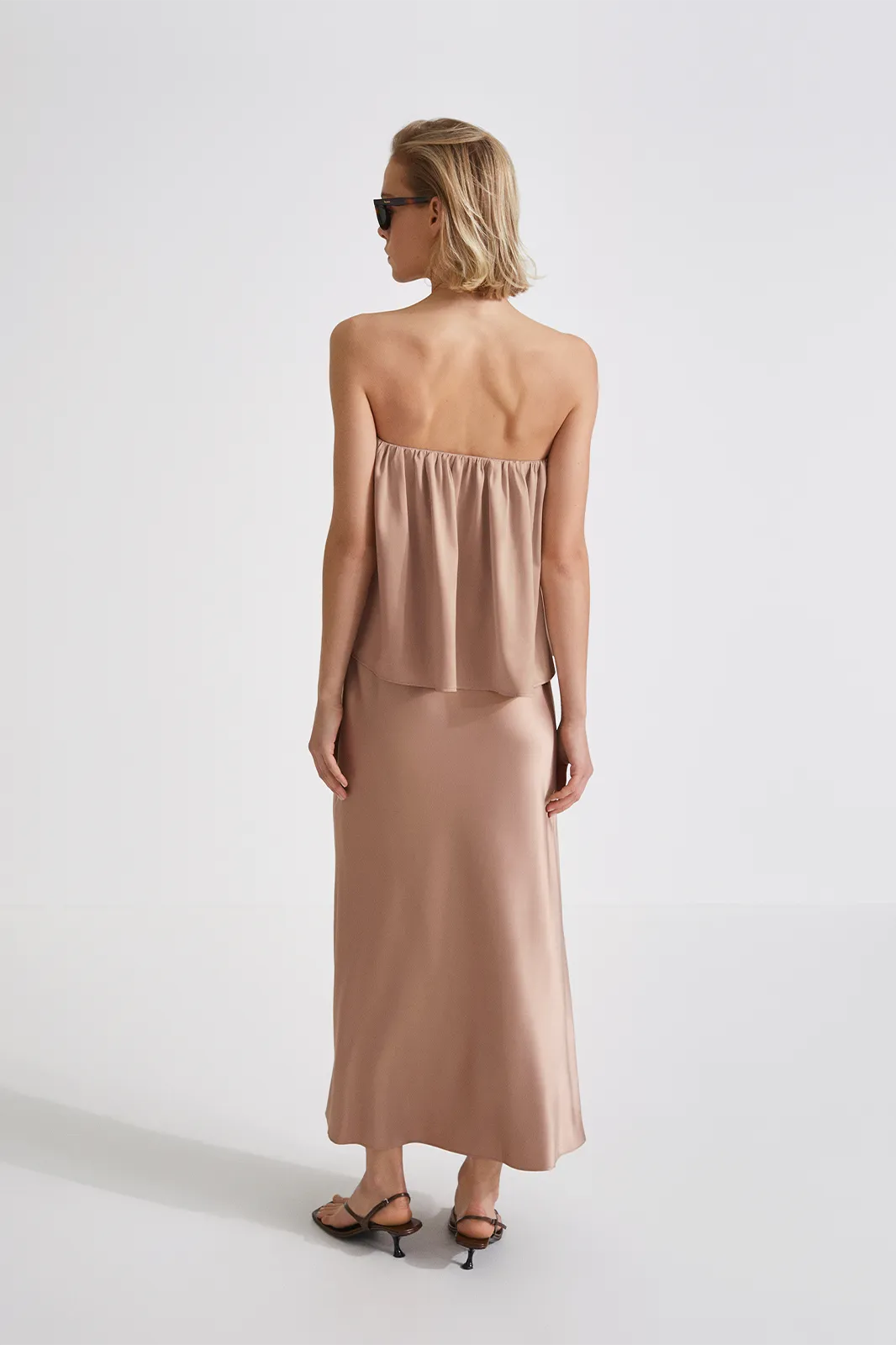 MAGDA SKIRT - TAUPE