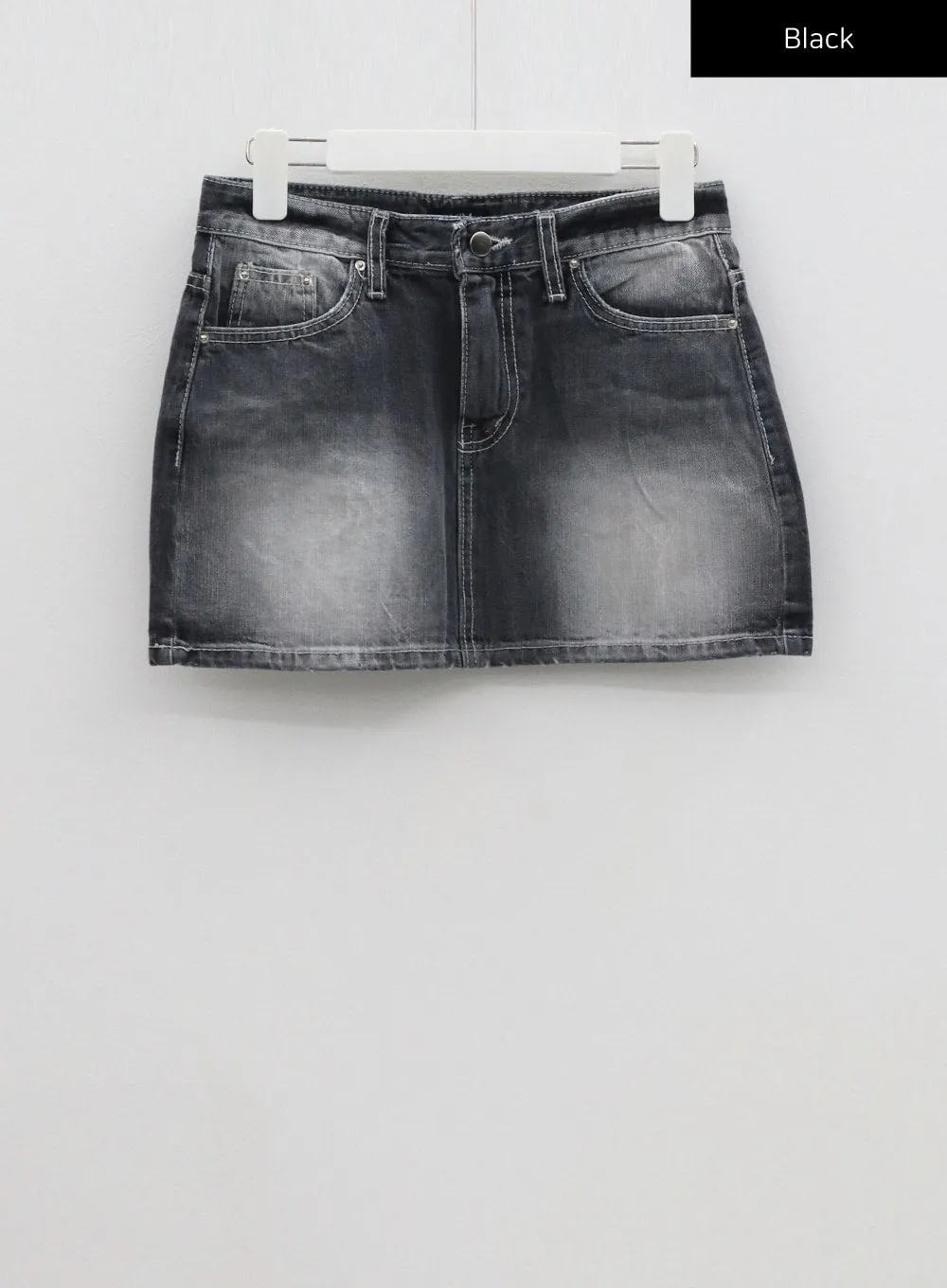 Mid-Rise Denim Mini Skirt CF327