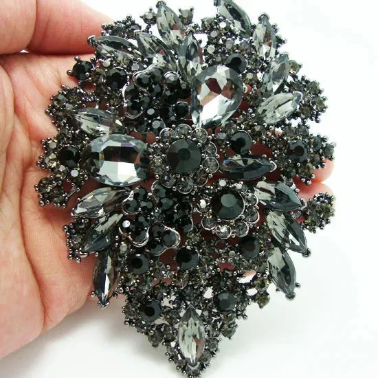 Mümine Rhinestone Brooch Pin