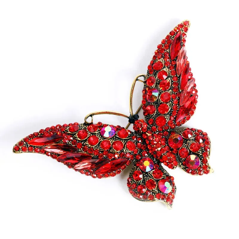 Mümine Rhinestone Brooch Pin
