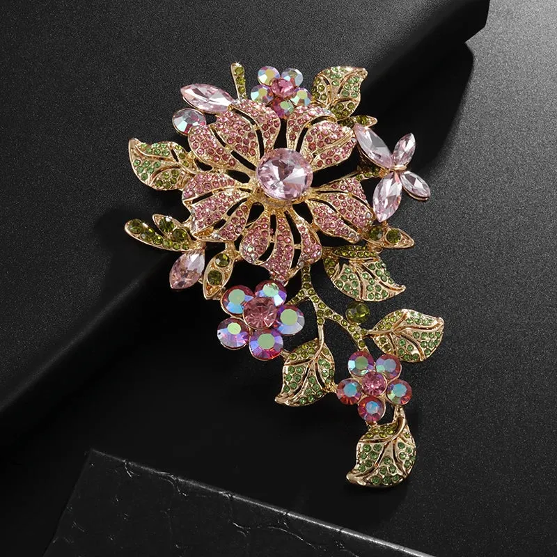 Mümine Rhinestone Brooch Pin