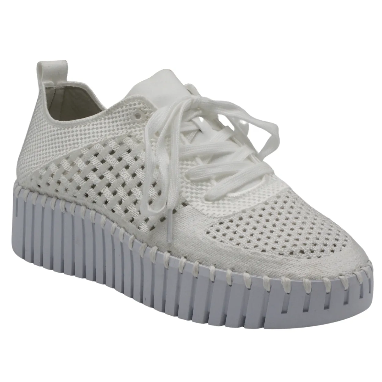 Perforated Lace Up Sneaker