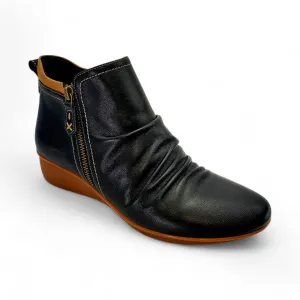 Plymouth Wedge Bootie (Wide)