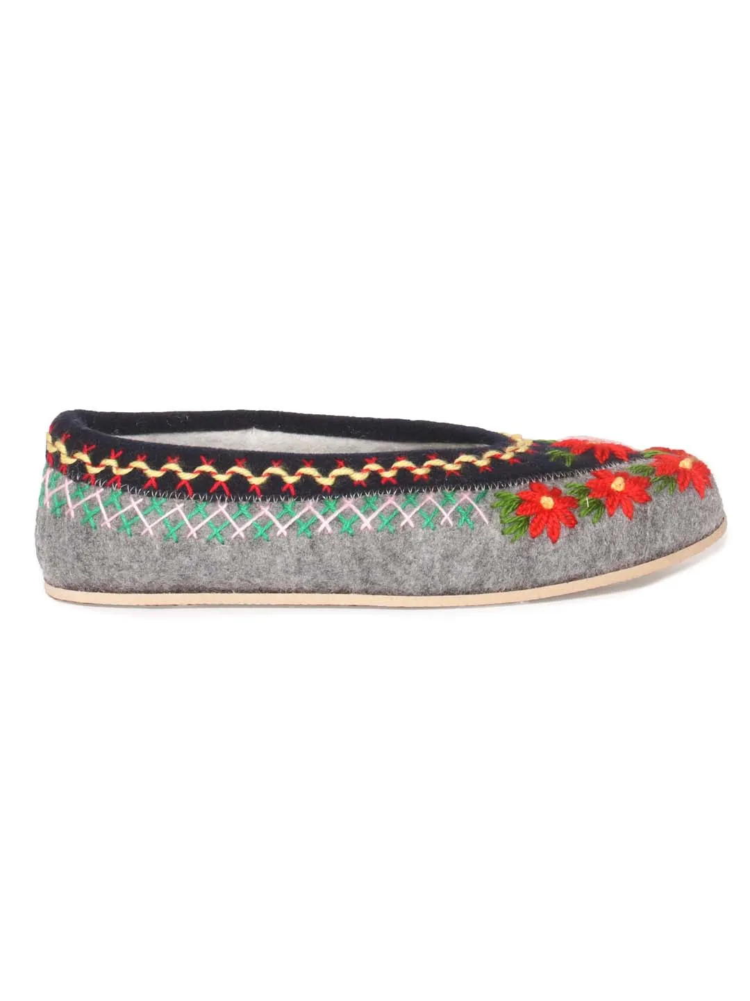 Polish felt slippers