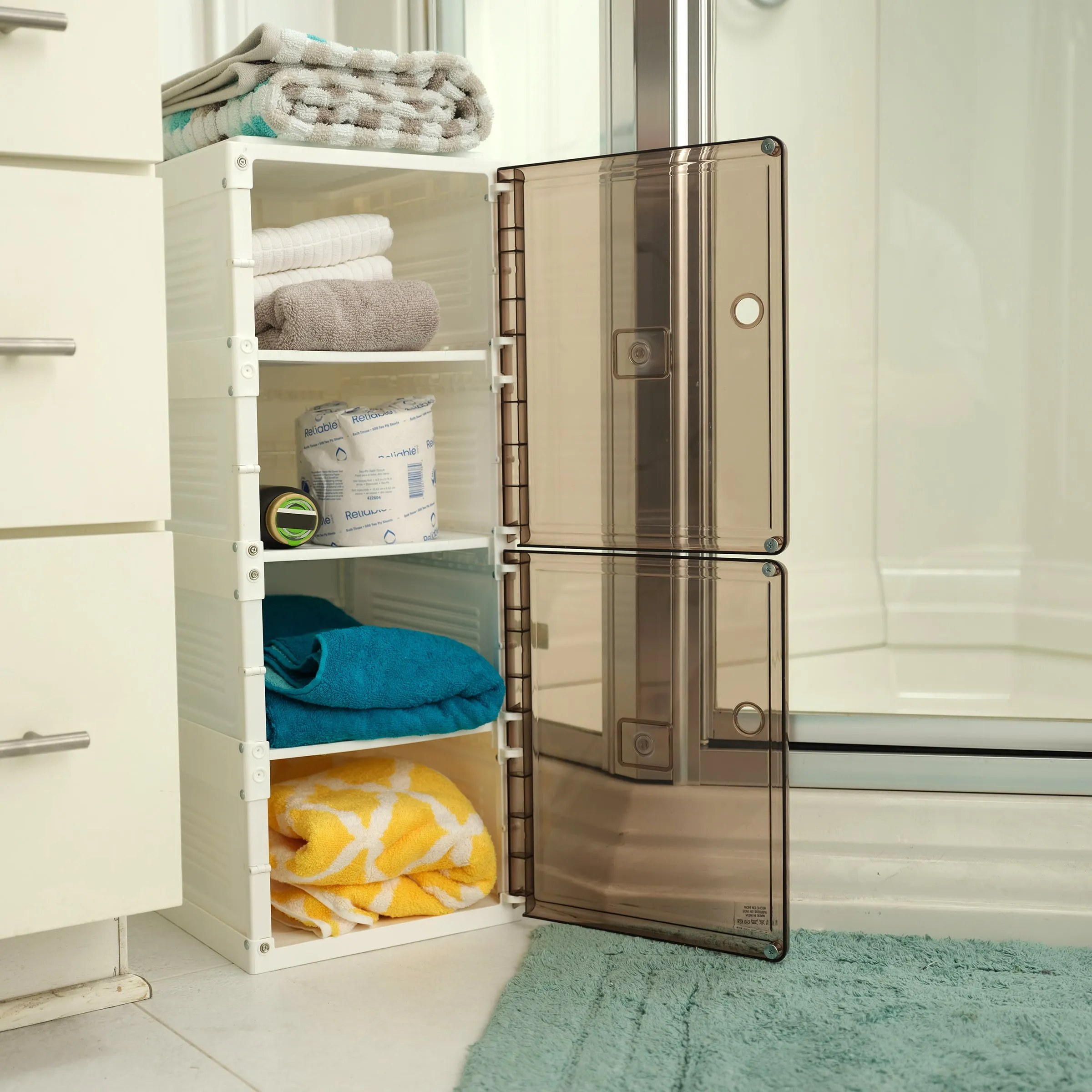 Pop-Up™ Shoe Shelf — Collapsible Stackable Storage Unit