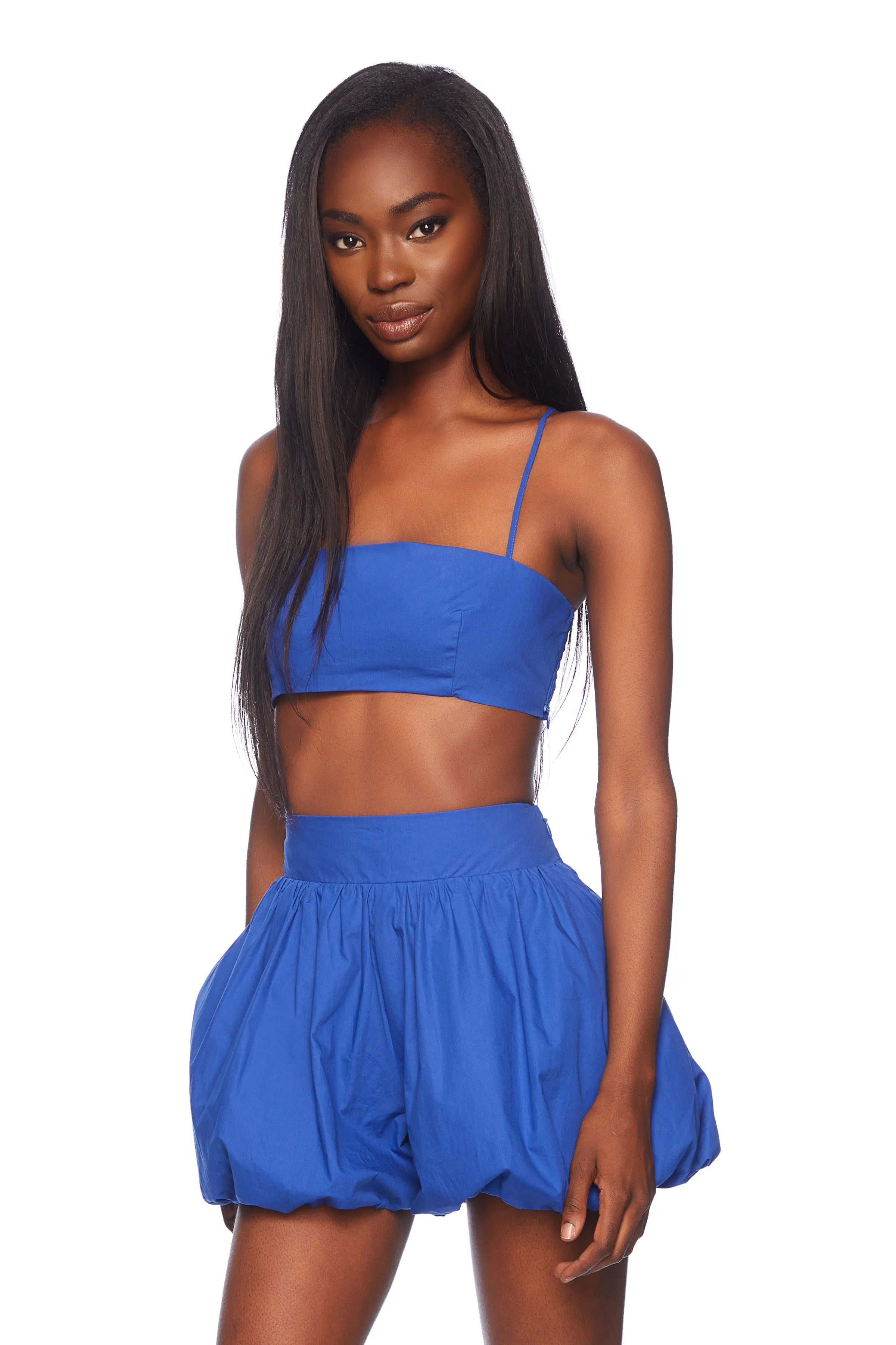 poplin bubble short