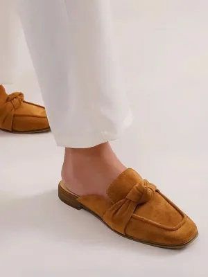 Rory Suede Loafer Mule