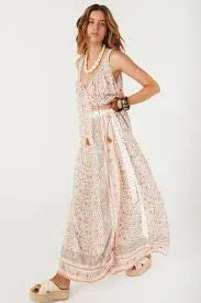 SPELL-SUNSHINE BANDIT WRAP SKIRT-DESERT SAGE