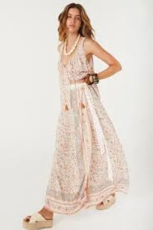 SPELL-SUNSHINE BANDIT WRAP SKIRT-DESERT SAGE