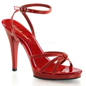 Strappy Ankle Wrap Platform Sandal Shoe with 4.5-inch Heel 3-colors FLAIR-436