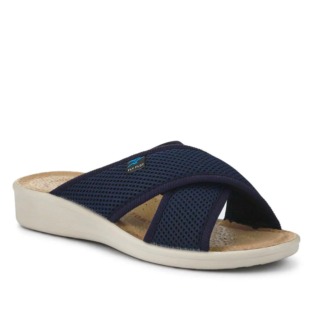 Strappy Leather Self-Moulding Mules - FLY41032 / 326 674