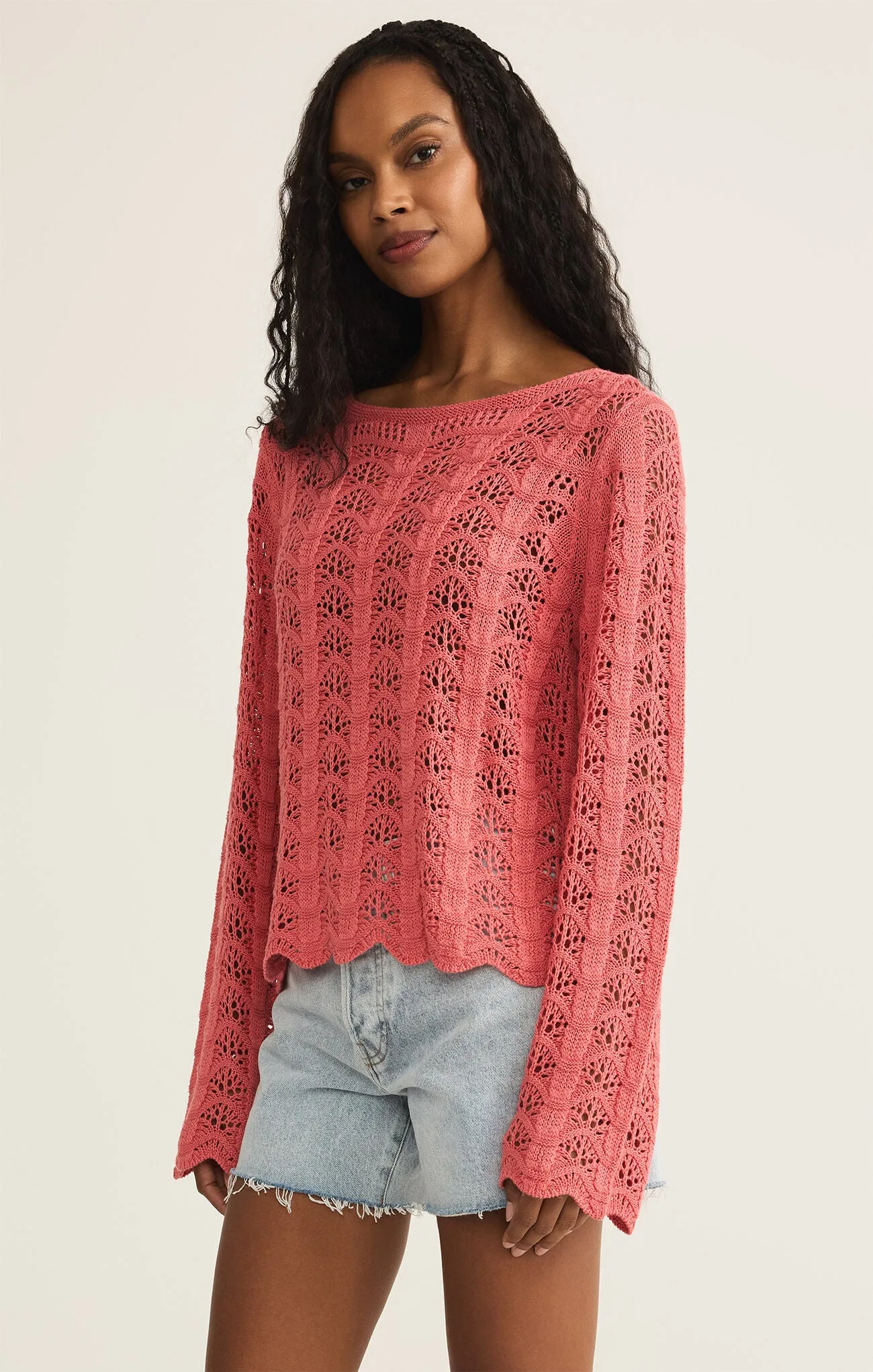 The Azura Crochet Sweater