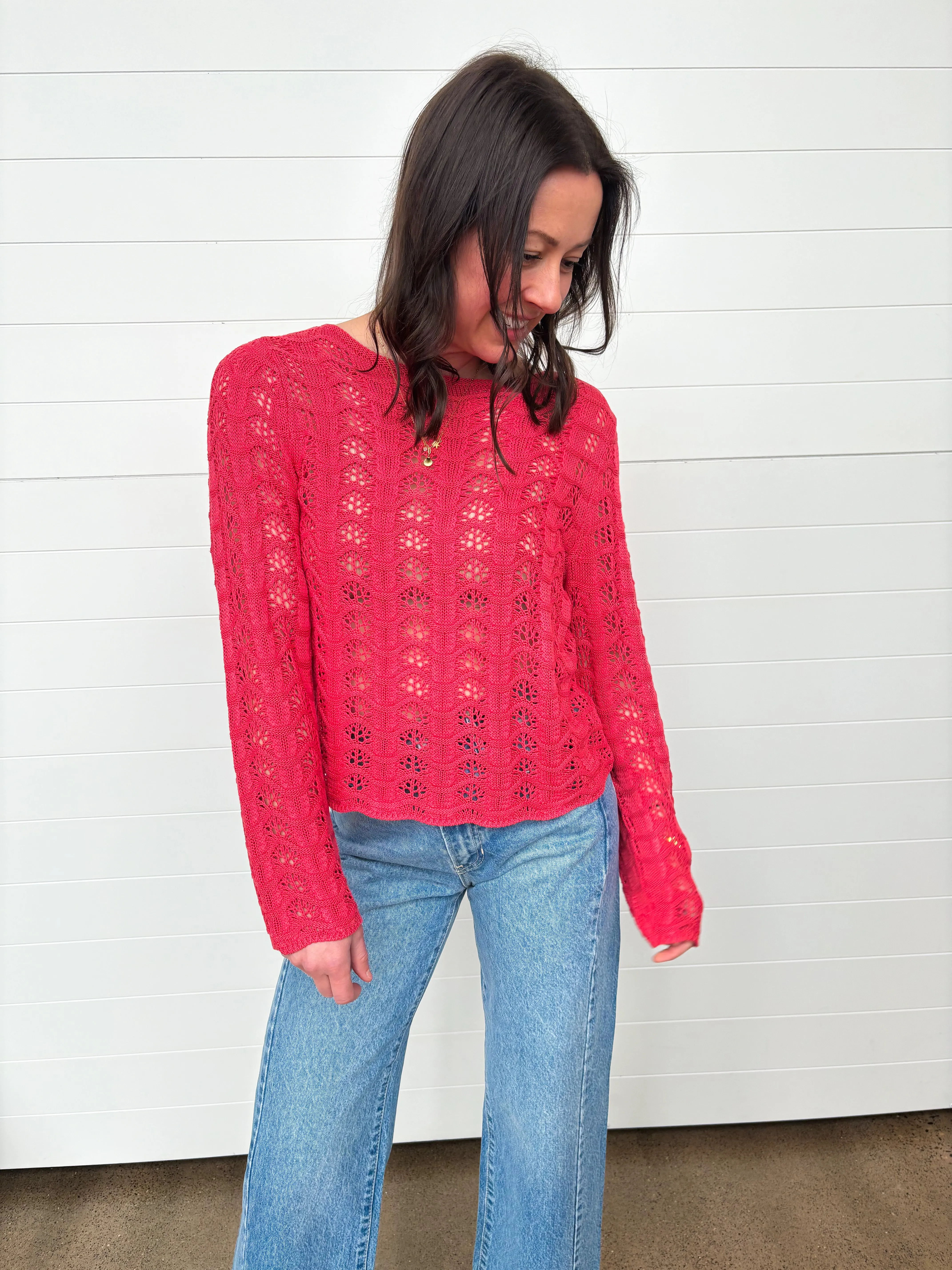 The Azura Crochet Sweater